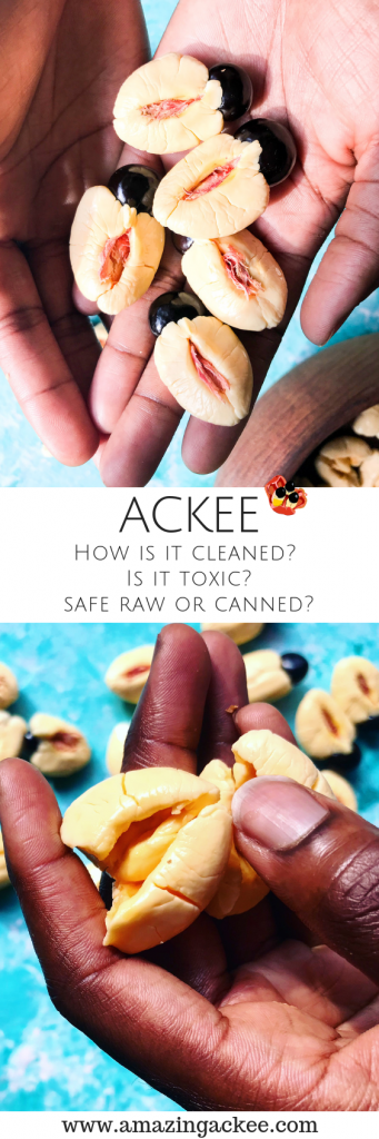 ackee, is it safe to consume raw or canned and how do I clean it